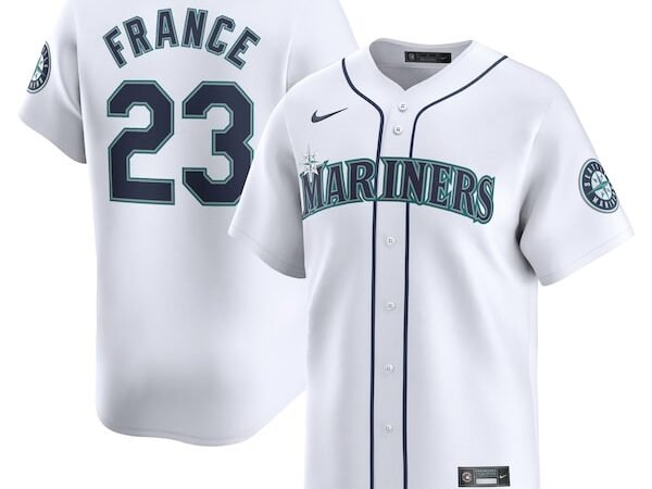 Ty France Seattle Mariners Nike Home Limited Player Jersey - White