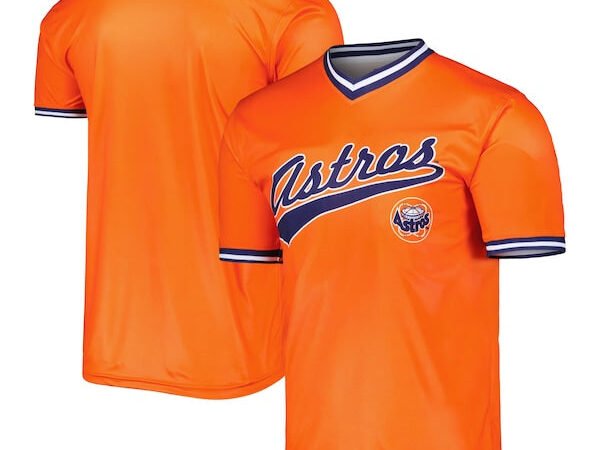Houston Astros Stitches Cooperstown Collection Team Jersey - Orange