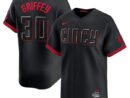 Ken Griffey Jr. Cincinnati Reds Nike City Connect Retired Limited Player Jersey - Black