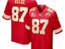 Travis Kelce Kansas City Chiefs Nike Super Bowl LIX Game Jersey - Red/White