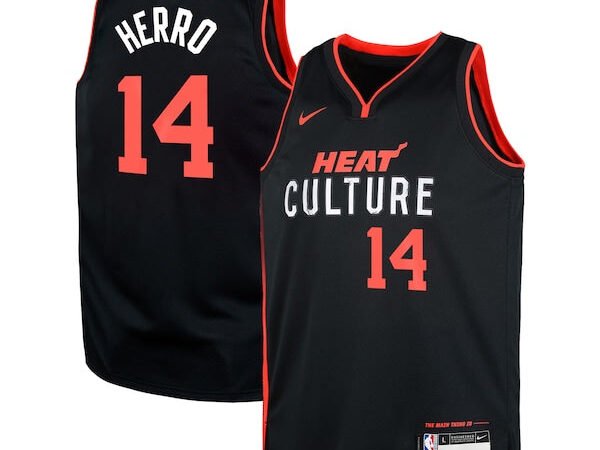 Tyler Herro Miami Heat Nike Youth Swingman Replica Jersey - City Edition - Black