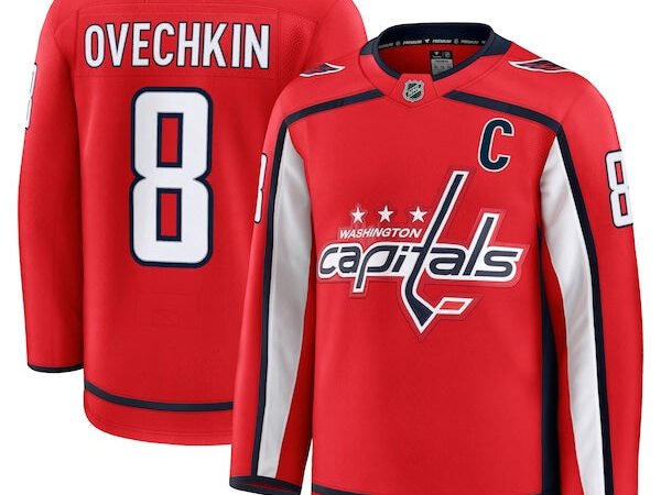 Alexander Ovechkin Washington Capitals Home Premium Jersey - Red/White/Black