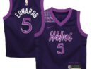 Anthony Edwards Minnesota Timberwolves Nike Preschool 2025/26 City Edition Swingman Jersey - Purple