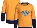 Nashville Predators adidas Men's Home Primegreen Authentic Jersey - Gold