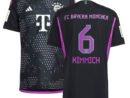 Joshua Kimmich Bayern Munich adidas 2023/24 Away Authentic Player Jersey - Black/White