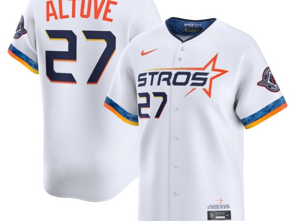 Jose Altuve Houston Astros Nike 2025 City Connect Limited Player Jersey - White
