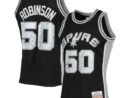 David Robinson San Antonio Spurs 1998/99 Hardwood Classics NBA 75th Anniversary Diamond Swingman Jersey - Black