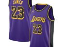 LeBron James Los Angeles Lakers Jordan Brand Unisex Swingman Jersey - Statement Edition - Purple
