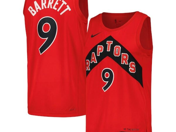 RJ Barrett Toronto Raptors Nike Unisex Swingman Player Jersey - Icon Edition - Red