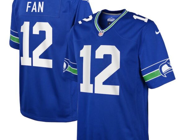 12th Fan Seattle Seahawks Nike Youth Game Jersey - Royal