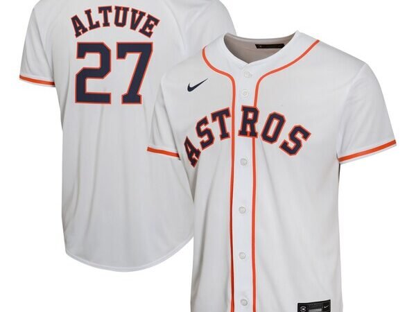 Jose Altuve Houston Astros Nike Youth Home Game Player Jersey - White