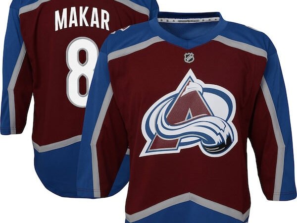 Cale Makar Colorado Avalanche Preschool Replica Player Jersey - Burgundy