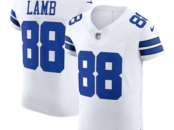 CeeDee Lamb Dallas Cowboys Nike Vapor F.U.S.E. Elite Jersey - White