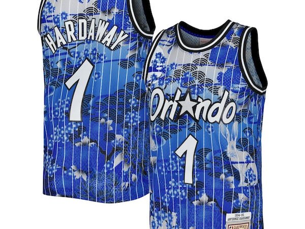 Penny Hardaway Orlando Magic 1994/95 Hardwood Classics Lunar New Year Swingman Jersey - Blue