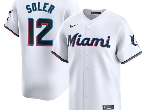 Jorge Soler Miami Marlins Nike Home Limited Player Jersey - White