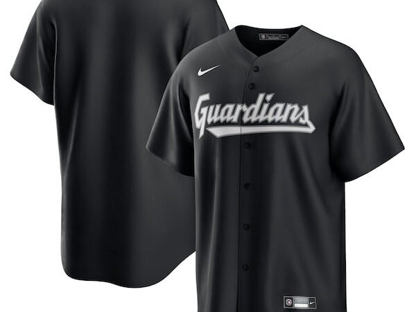 Cleveland Guardians Nike Lights Out Replica Jersey - Black