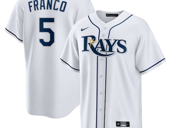 Wander Franco Tampa Bay Rays Nike Replica Player Jersey - White