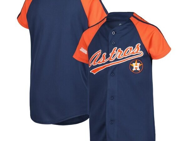 Houston Astros Stitches Youth Team Jersey - Navy/Orange