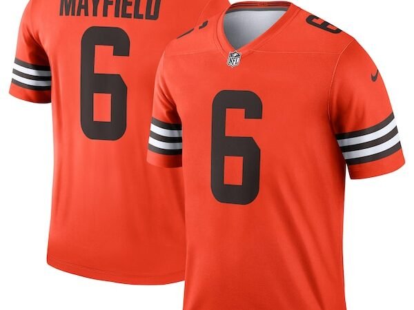 Baker Mayfield Cleveland Browns Nike Inverted Legend Jersey - Orange