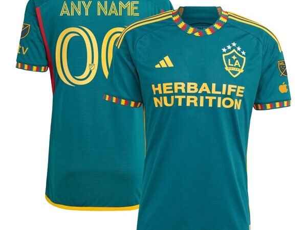 LA Galaxy adidas 2024 LA Kit Authentic Custom Jersey - Green