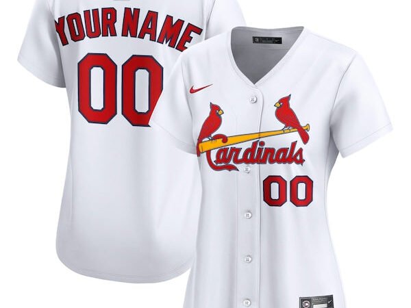 St. Louis Cardinals Nike Women's Home Limited Custom Jersey - White