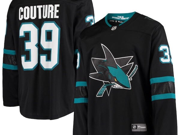 Logan Couture San Jose Sharks Alternate Breakaway Jersey - Black