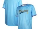 Seattle Mariners Stitches Cooperstown Collection Team Jersey - Light Blue