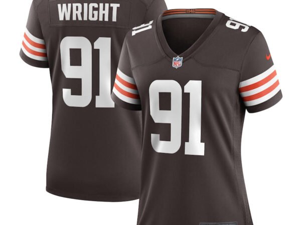 Alex Wright Cleveland Browns Nike Women's Team Game Jersey -  Brown