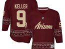 Clayton Keller Arizona Coyotes Youth Alternate 2022/23 Replica Player Jersey - Garnet