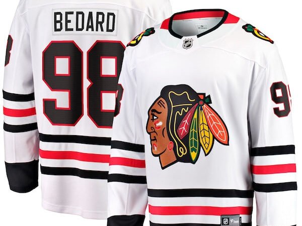 Connor Bedard Chicago Blackhawks Breakaway Jersey - White