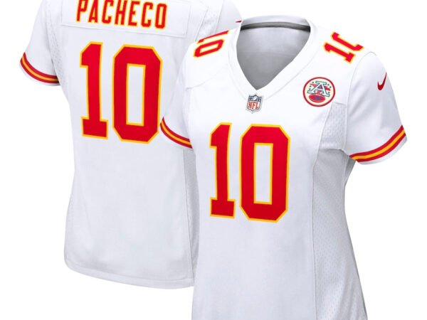 Isiah Pacheco Kansas City Chiefs Nike Women's Away Game Player Jersey - White