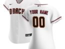 Arizona Diamondbacks Nike Women's Home Replica Custom Jersey - White