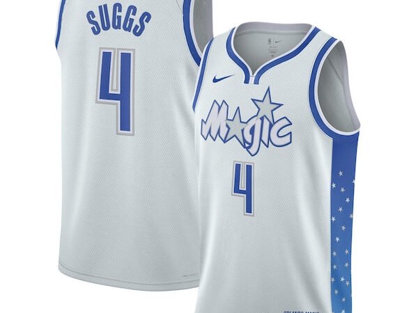 Jalen Suggs Orlando Magic Nike Unisex 2025/26 Swingman Jersey - Silver - City Edition