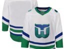 Carolina Hurricanes Youth Whalers Premier Jersey - White
