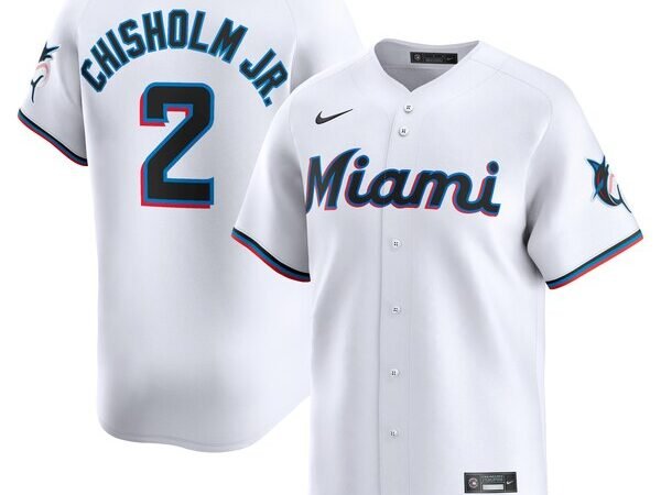 Jazz Chisholm Jr. Miami Marlins Nike Home Limited Player Jersey - White