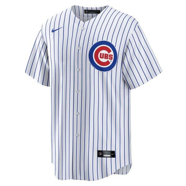 Chicago Cubs Nike #1 Groom Home Replica Jersey - White