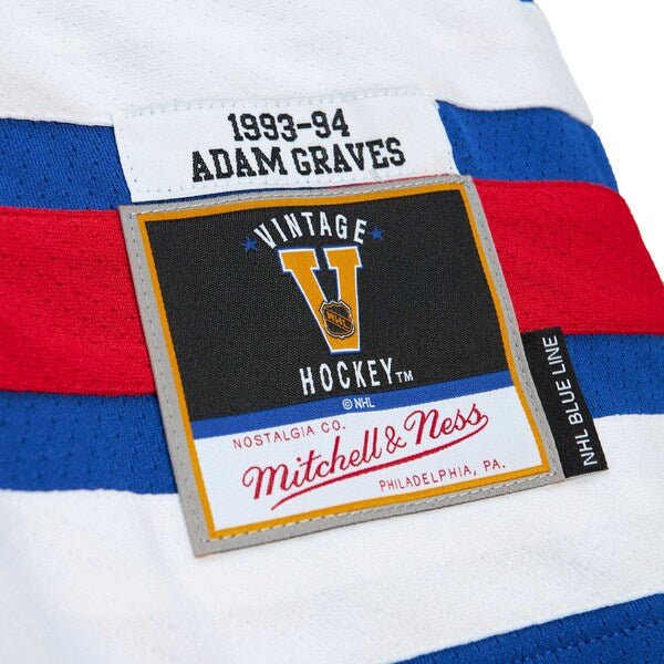 Adam Graves New York Rangers 1993/94 Blue Line Player Jersey - Royal