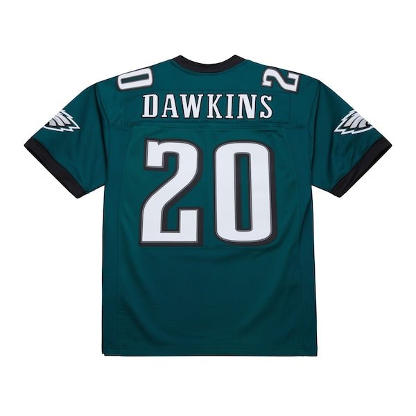 Brian Dawkins Philadelphia Eagles 2007 Authentic Throwback Retired Player Jersey - Green/White