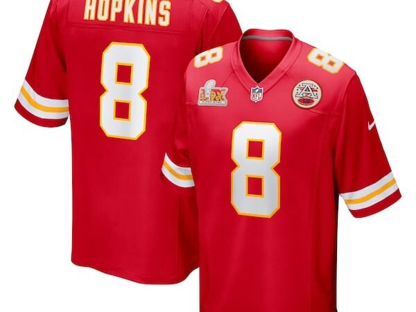 DeAndre Hopkins Kansas City Chiefs Nike Super Bowl LIX Game Player Jersey - Red