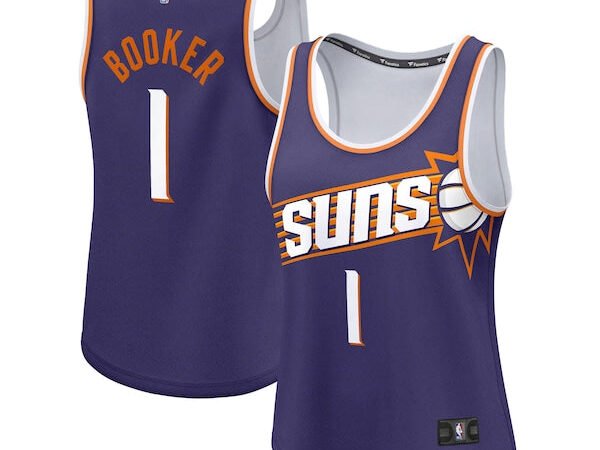 Devin Booker Phoenix Suns Women's Fast Break Player Jersey - Icon Edition - Purple