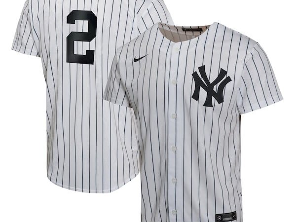 Derek Jeter New York Yankees Nike Youth Home Retired Game Player Jersey - White