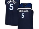 Anthony Edwards Minnesota Timberwolves  Big & Tall Fast Break Jersey - Icon Edition - Navy