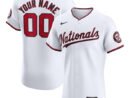 Washington Nationals Nike Home Elite Custom Jersey - White