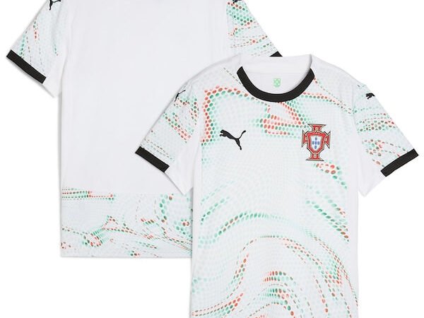 Portugal National Team Puma Women's 2025 Away Replica Jersey - White/Red