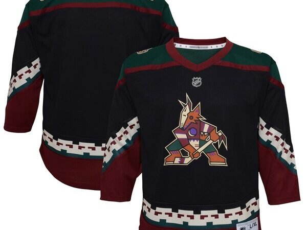 Arizona Coyotes Youth 2021/22 Home Replica Jersey - Black