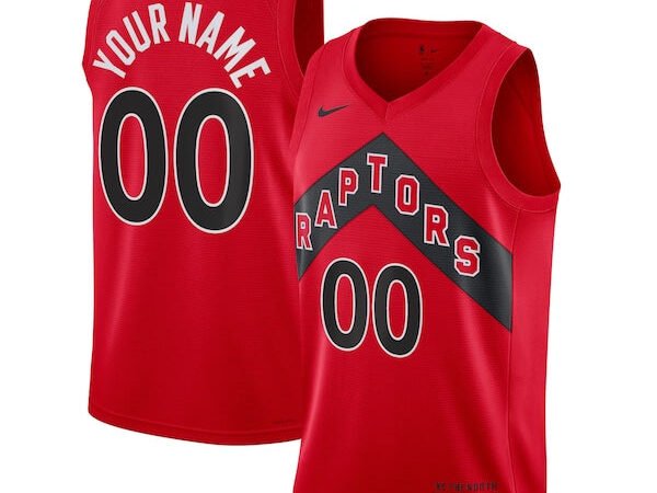 Toronto Raptors Nike Unisex Swingman Custom Jersey Red - Icon Edition