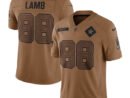 CeeDee Lamb Dallas Cowboys Nike 2023 Salute To Service Limited Jersey - Brown