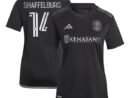 Jacob Shaffelburg Nashville SC adidas Women's 2024 Man In Black Kit Replica Player Jersey - Black/Yellow