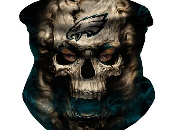 PHILADELPHIA EAGLES & SKULL FACE MASK BANDANAS