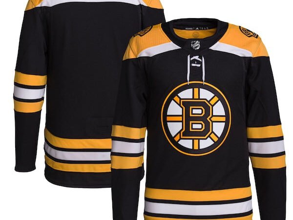 Boston Bruins adidas Home Primegreen Authentic Jersey - Black